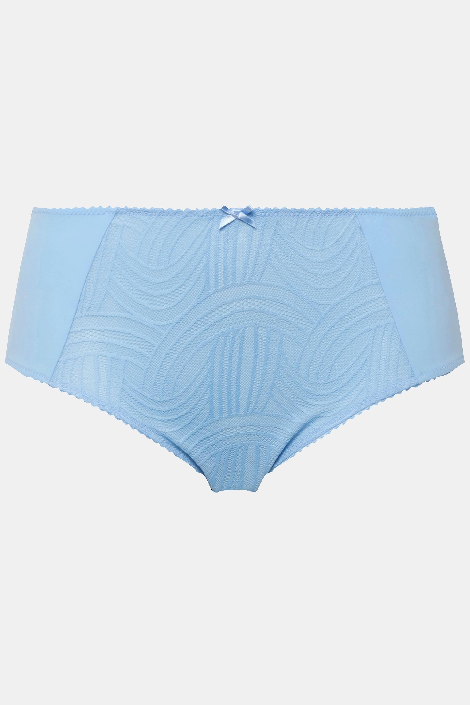 Ulla Popken Culotte midi Empiècement dentelle Microfibre  