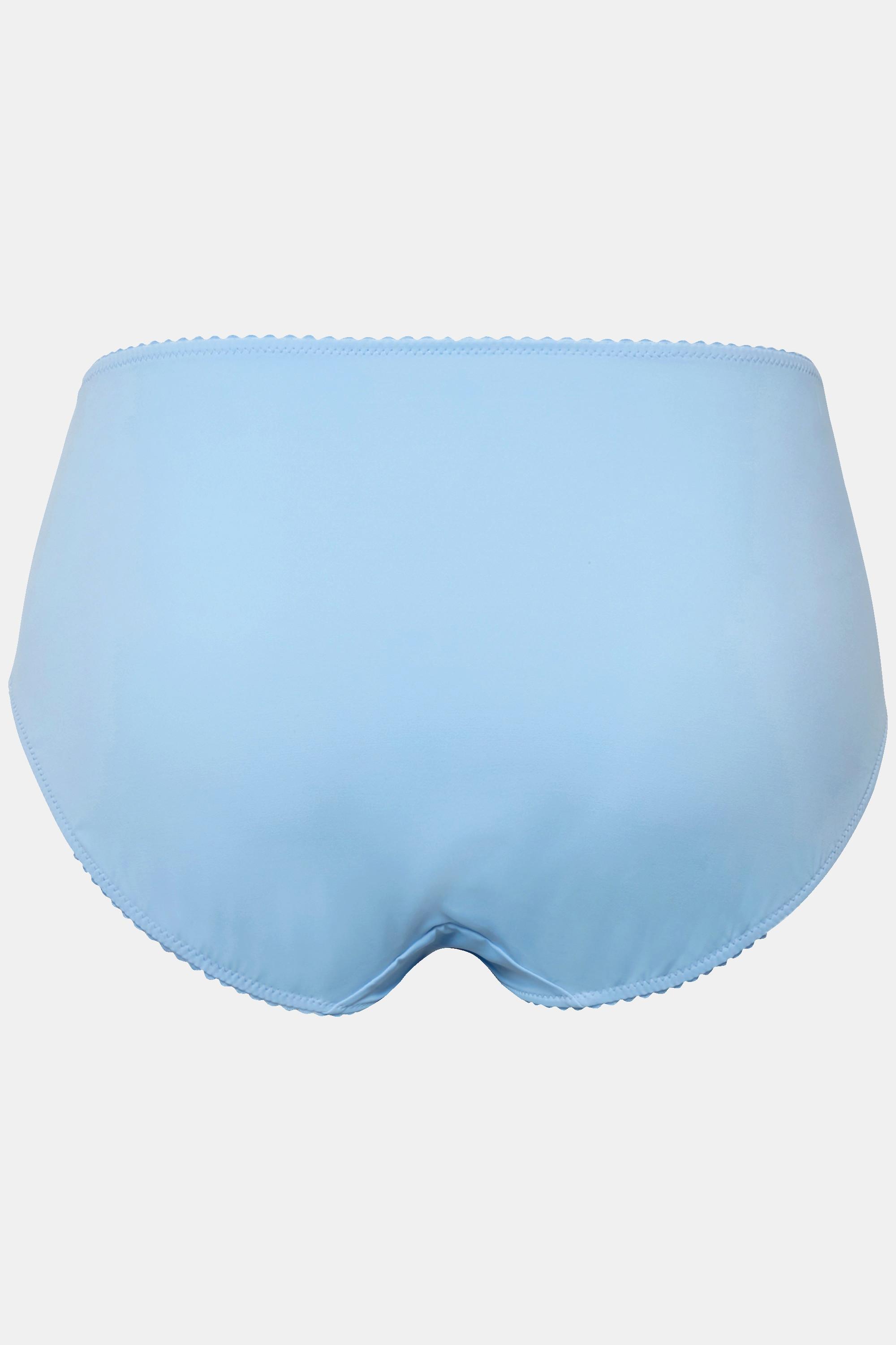 Ulla Popken Culotte midi Empiècement dentelle Microfibre  