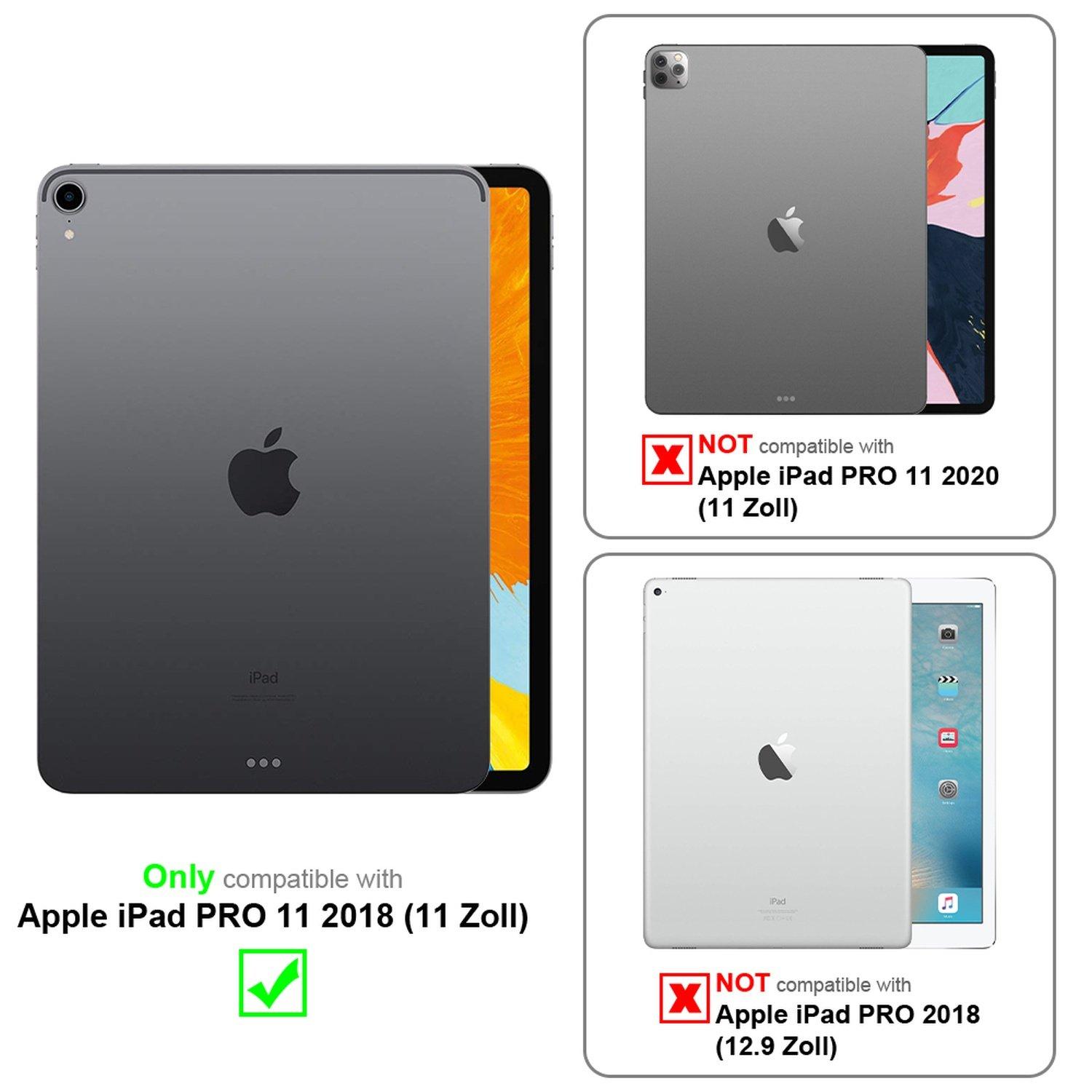 Cadorabo  Tablet Hülle für Apple iPad PRO 11 2018 (11 Zoll) Ultra Dünne mit Auto Wake Up 