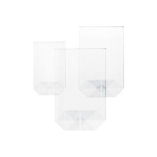 BÜROLINE  BÜROLINE Kreuzboden Beutel 115×190mm 423002 transparent 10 Stück 