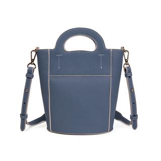 Kate Lee  Cannes azur - Schultertasche aus Leder 