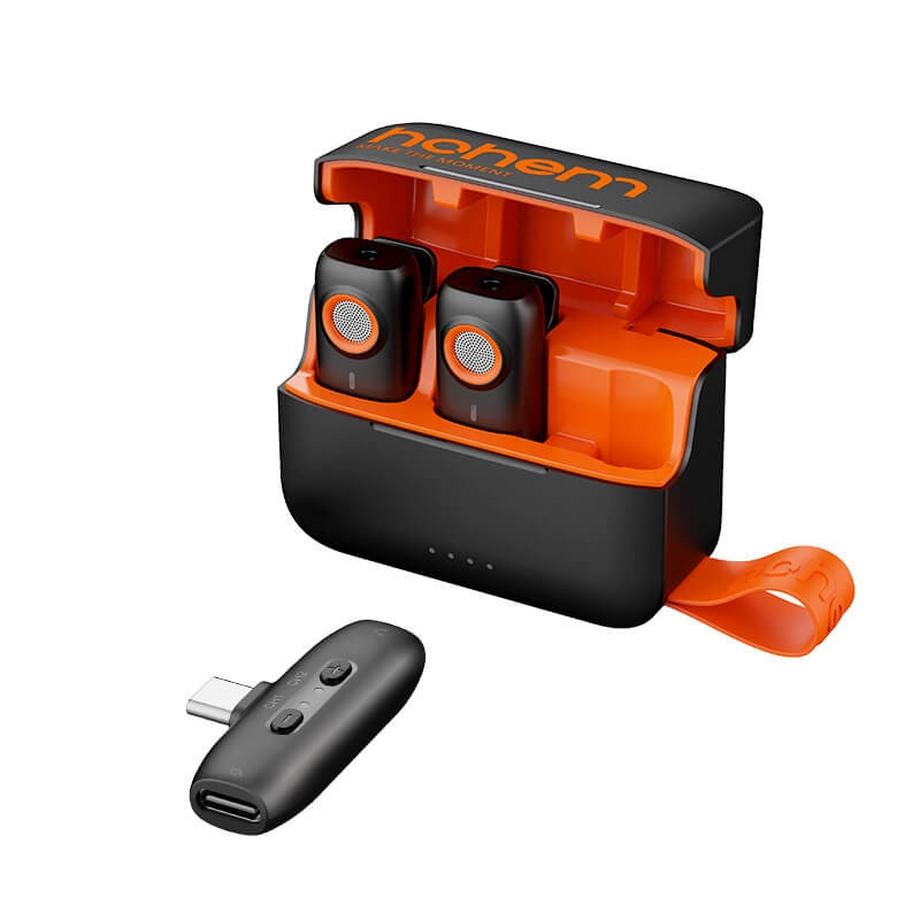 HOHEM Mikrofon MIC-01 2TX1RX mit Ladekoffer USB-C