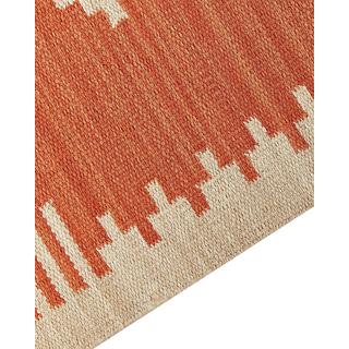 Beliani Tapis en Coton Traditionnel GAVAR  