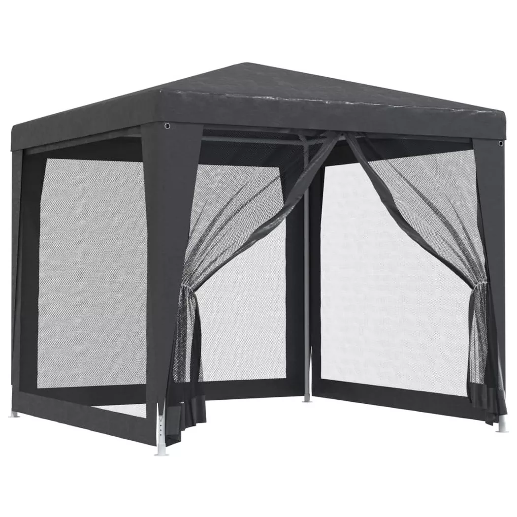 VidaXL - Partyzelt polyethylen, One Size, Grau