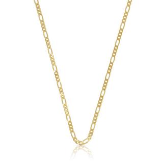 MUAU Schmuck  Collier Figaro Gelbgold 585, 2.3mm, 40cm 