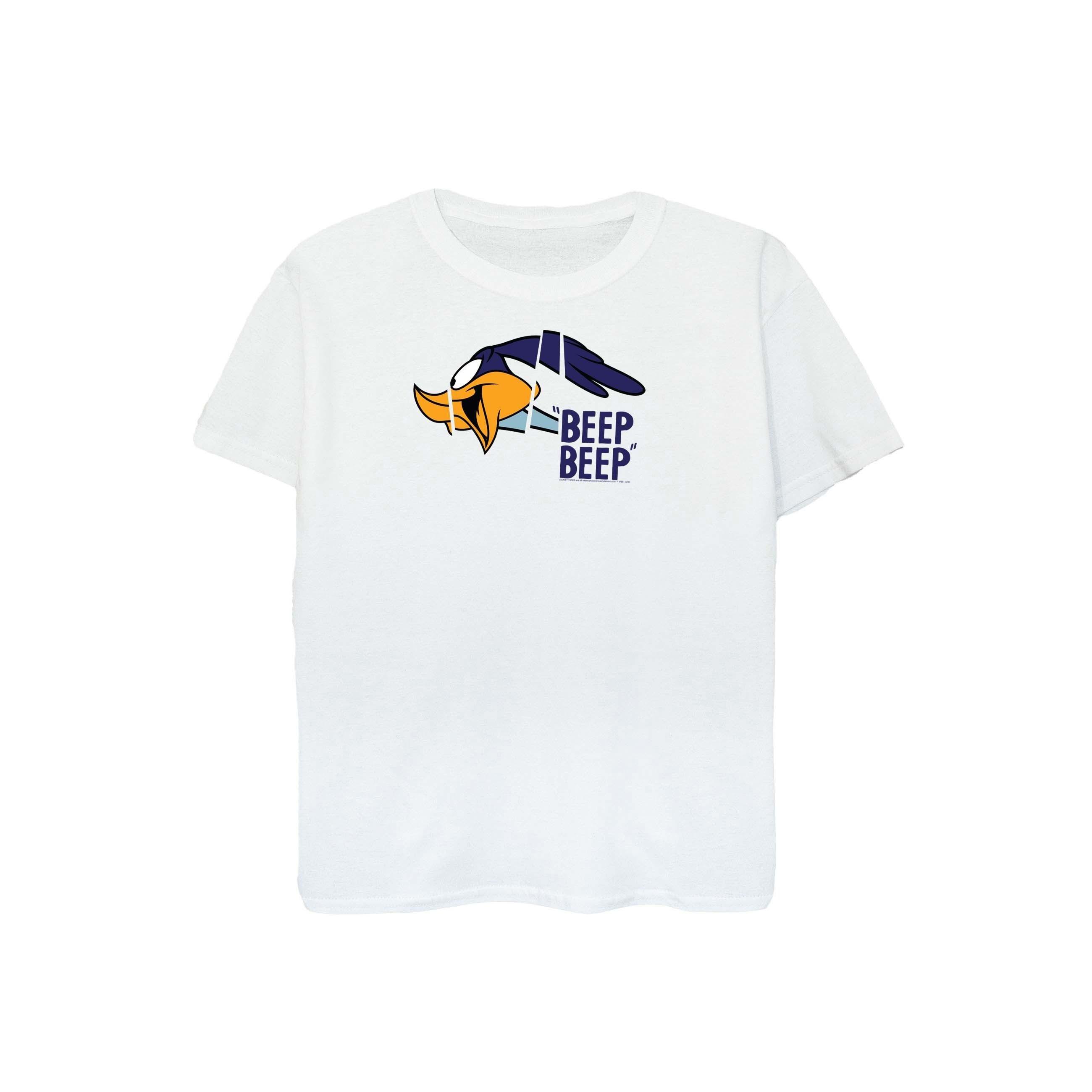Image of Beep Beep Tshirt Damen Weiss XXL