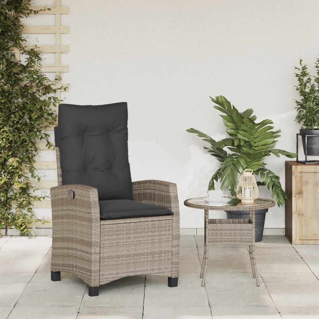 VidaXL Gartensessel verstellbar poly-rattan  