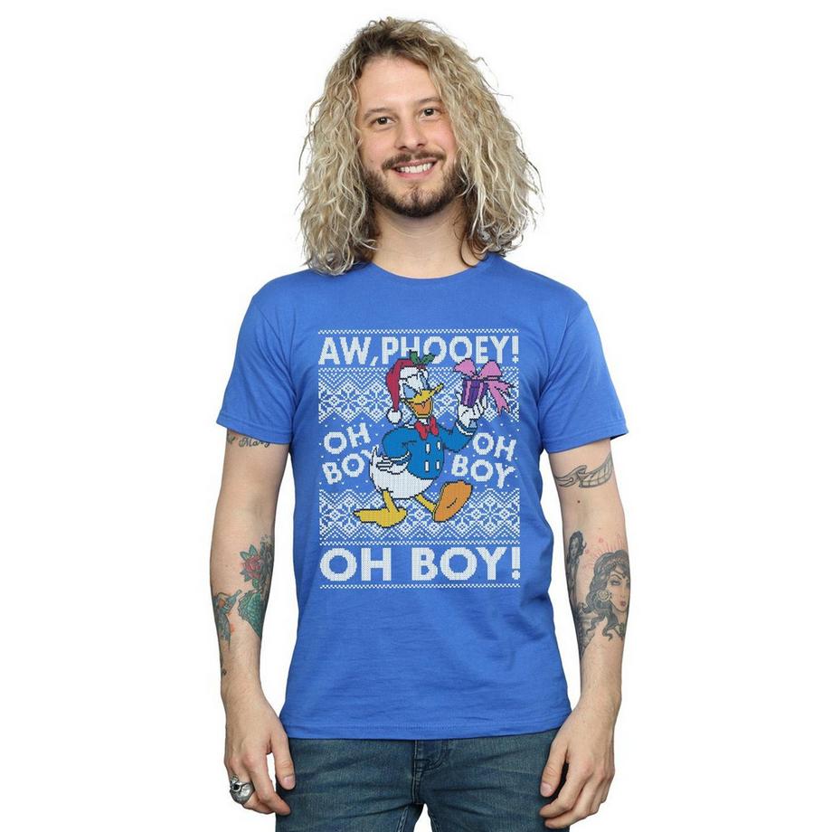 Disney Donald Duck Aw Phooey Oh Boy T-Shirt Natalizia  