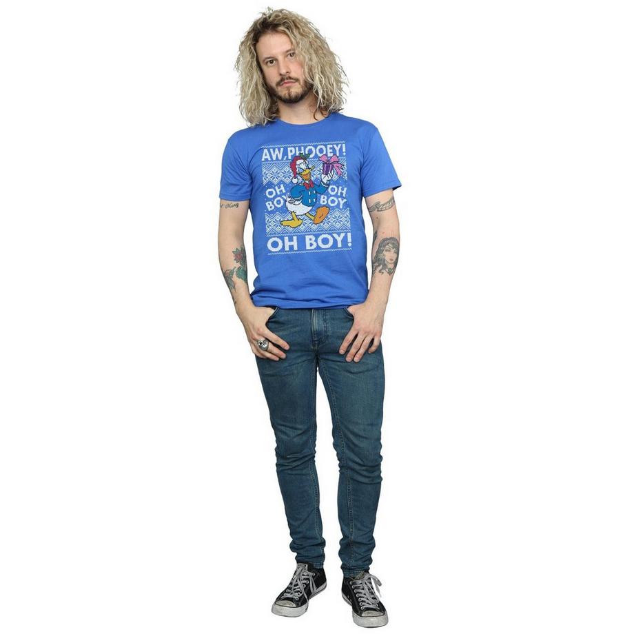 Disney Donald Duck Aw Phooey Oh Boy T-Shirt Natalizia  