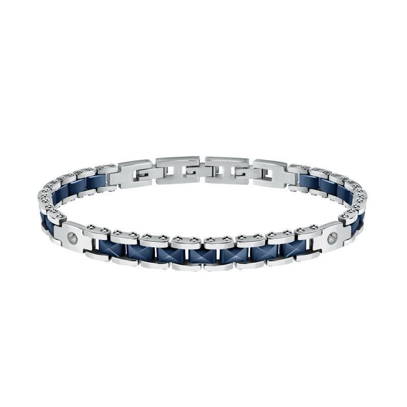 Image of Armband Mann Schmuck Ceramic Unisex Dunkelblau 22cm