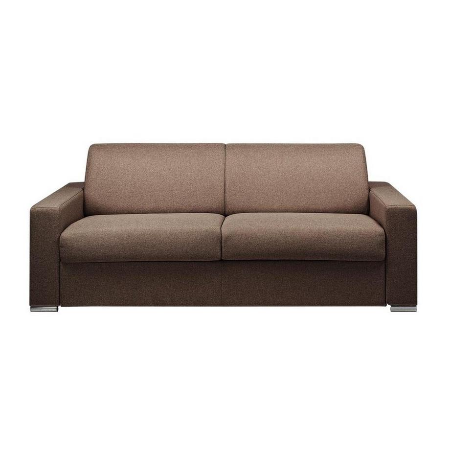 LINEA SOFA Canapé 4 places conible express en tissu CALITO Couchage lattes largesMatelas  