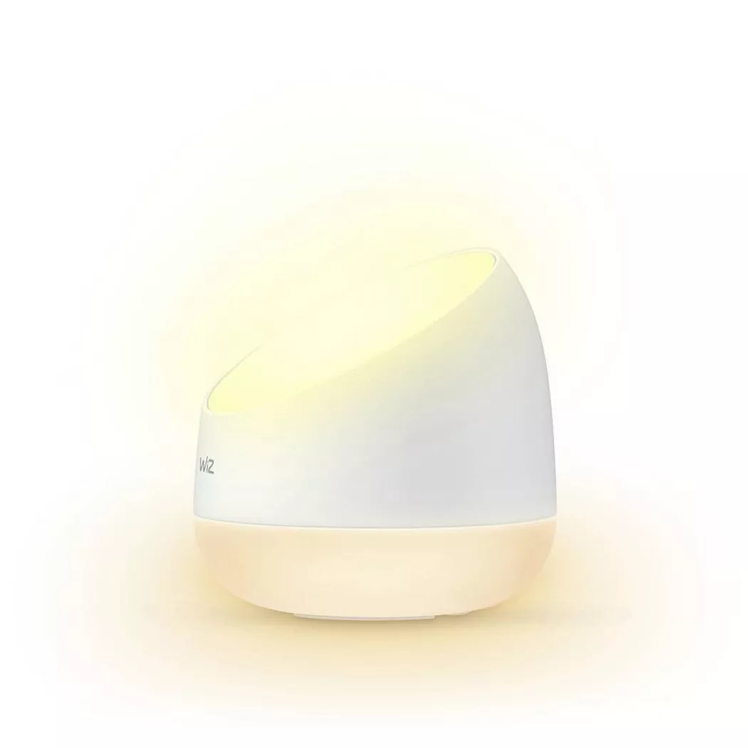 WIZ – SQUIRE Portable Tischleuchte Tunable White & Colour Einzelpack, One Size, Weiss