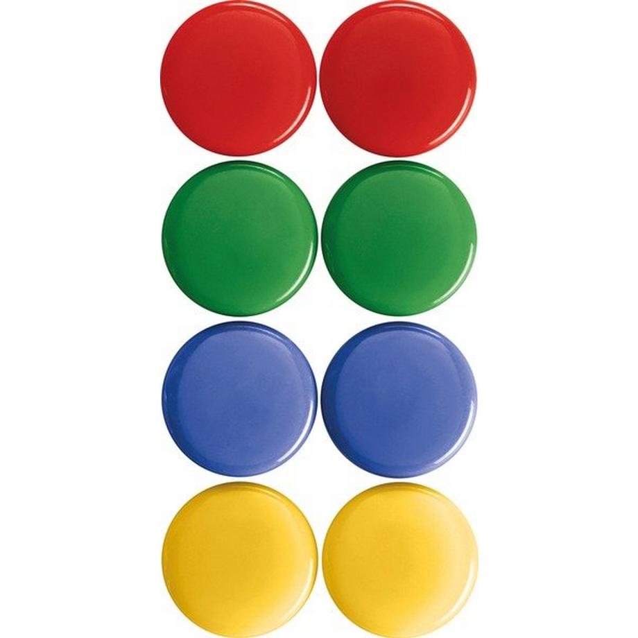 magnetoplan  MAGNETOPLAN Signalmagnete 16663 ass. D=30mm 8 Stk. 