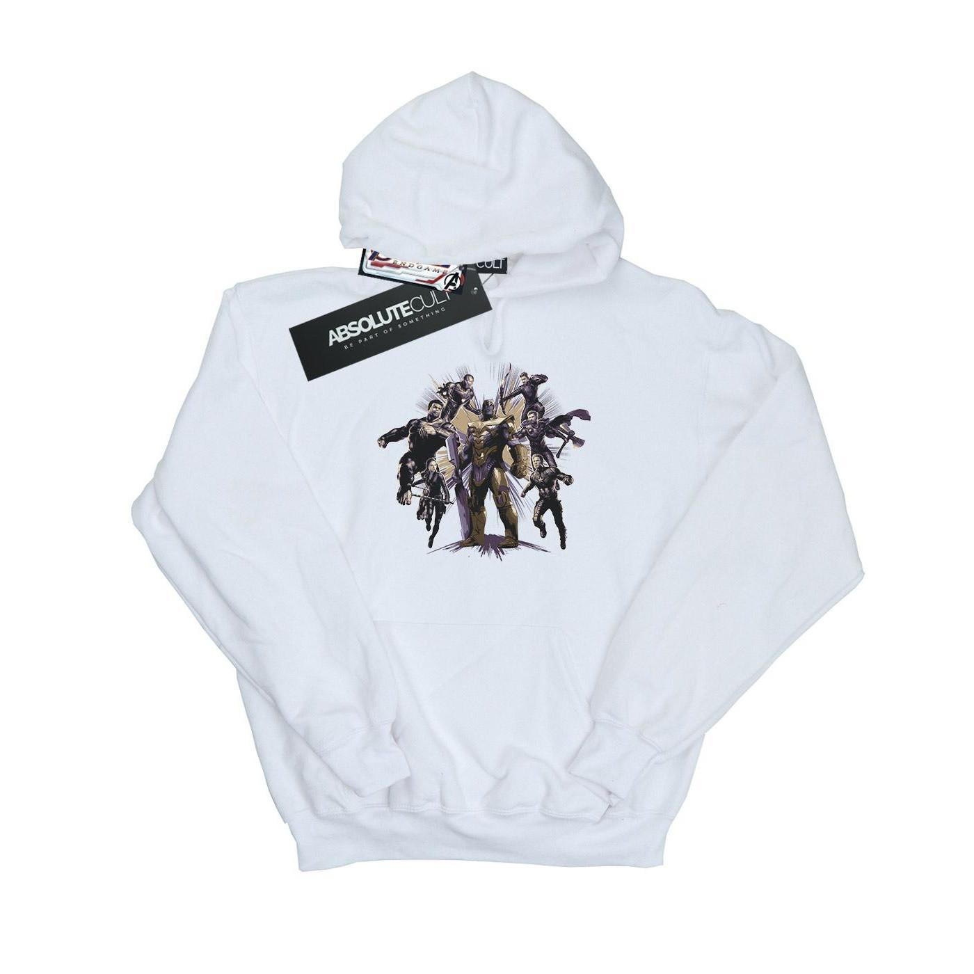 Image of Avengers Endgame Vs Thanos Kapuzenpullover Jungen Weiss 140/146