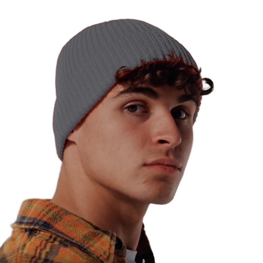 Beechfield Gerippte Strickmütze  