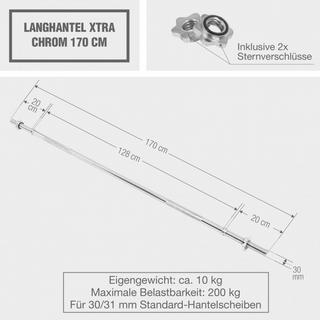 Gorilla Sports  Langhantelstange 