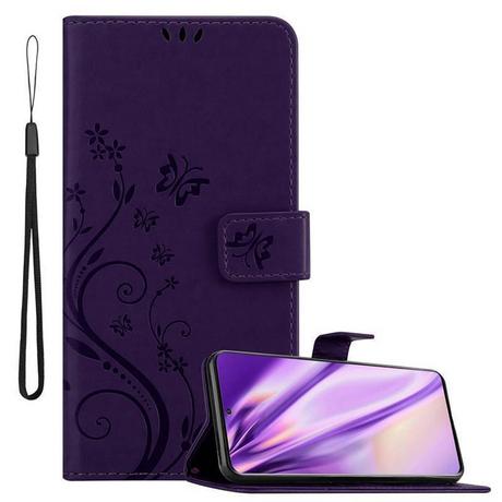 Cadorabo  Housse compatible avec Samsung Galaxy S20 PLUS - Coque de protection au design floral avec fermeture magnétique, fonction de support et emplacements pour cartes 