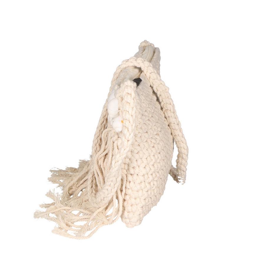 Gave Lux Sac bandoulière au crochet avec ornements en coquillages  