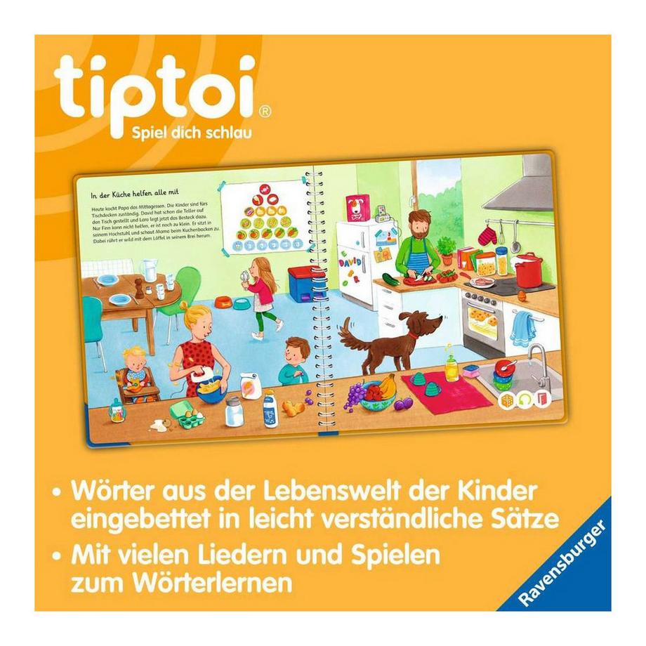 tiptoi® Mein Wörter-Bilderbuch Unser Zuhause Gernhäuser, Susanne; Leykamm, Martina (Illustrationen); Friese, Inka (Sonstige) Couverture rigide 