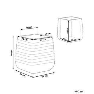 Beliani Cache-pot en Polyrésine Scandinave PARIKIA  