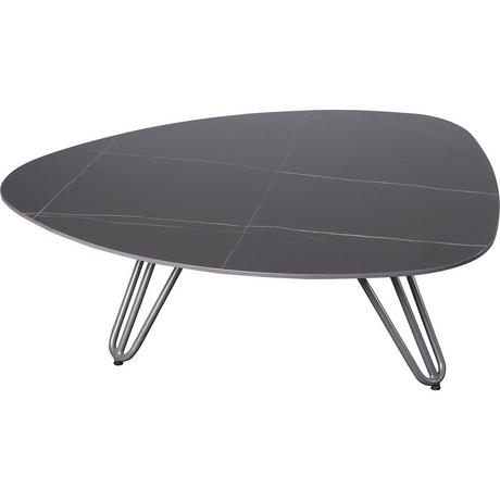 mutoni Table basse Alina pierre grise 110x88  