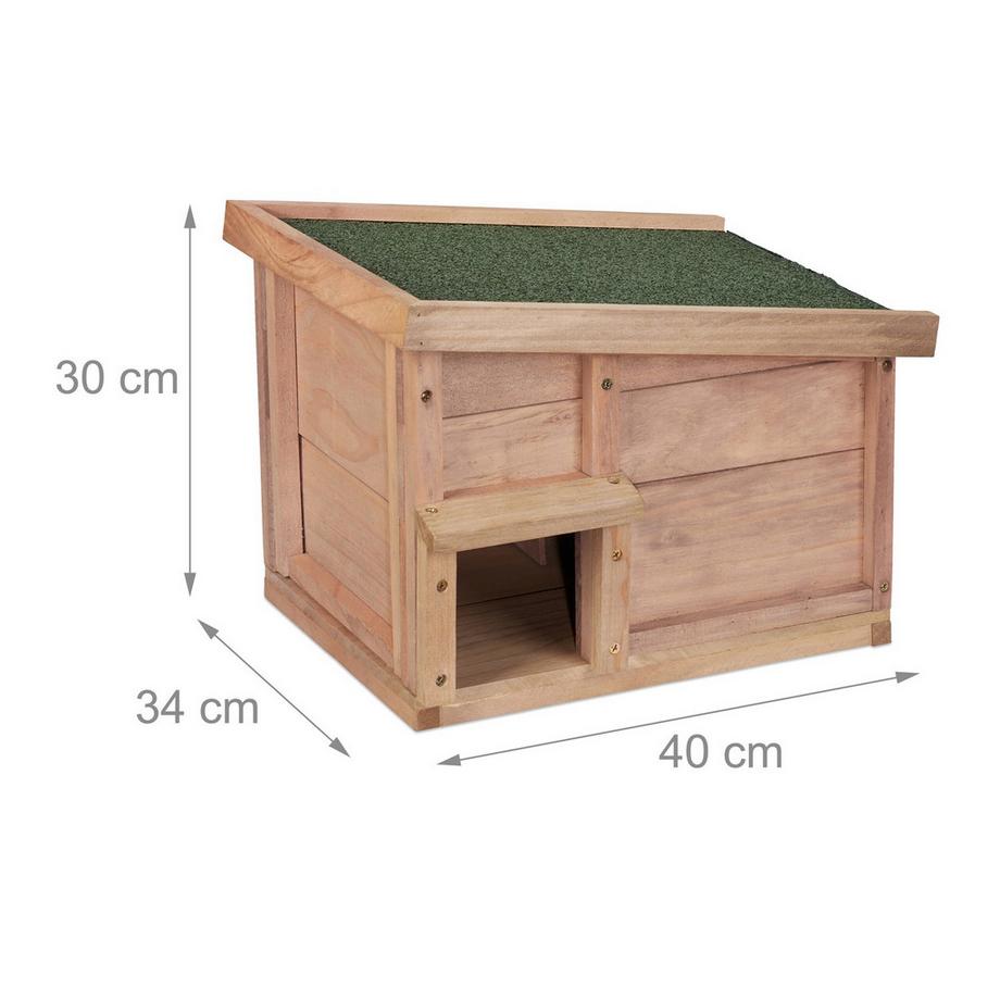 Northix  Maison pour hérisson avec étage 