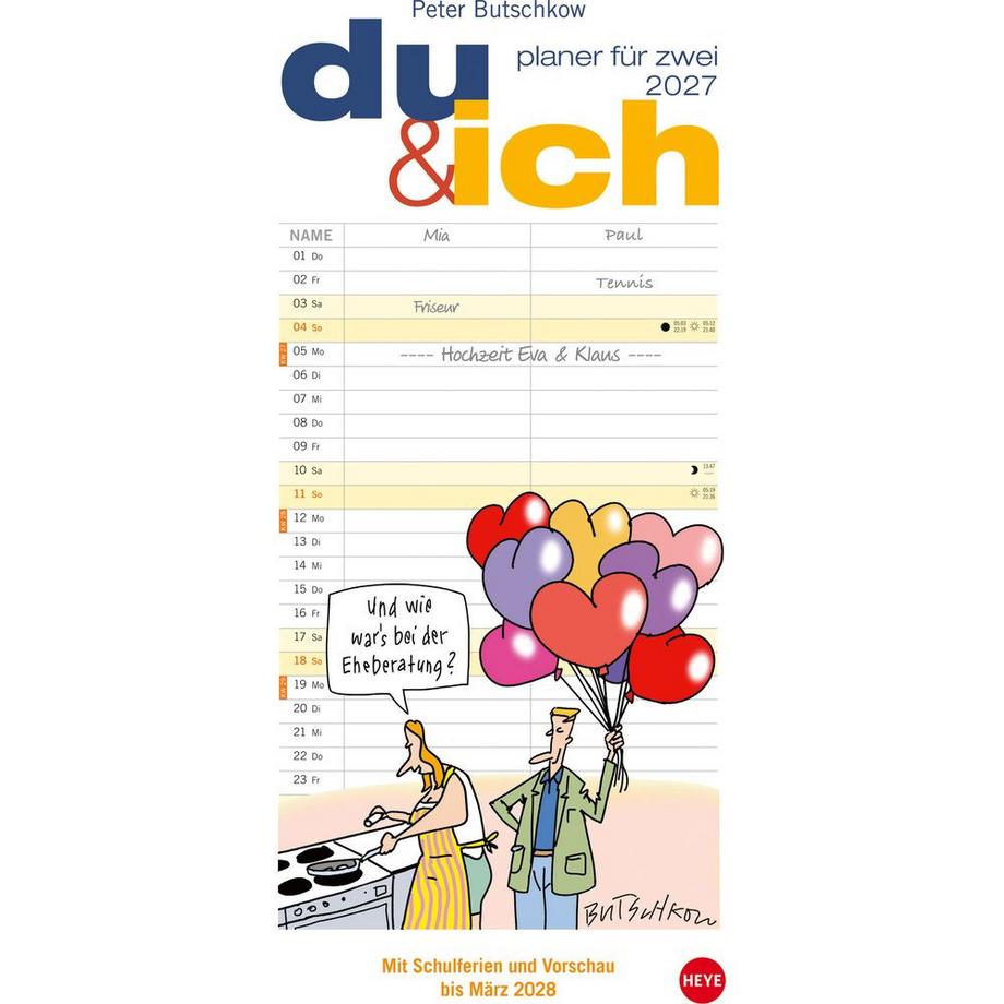 Planer für zwei Butschkow