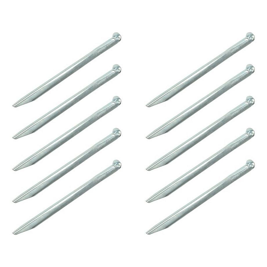 Pricenet  Zelthering 30cm Metall halbrund 10 Stück im Polybeutel 