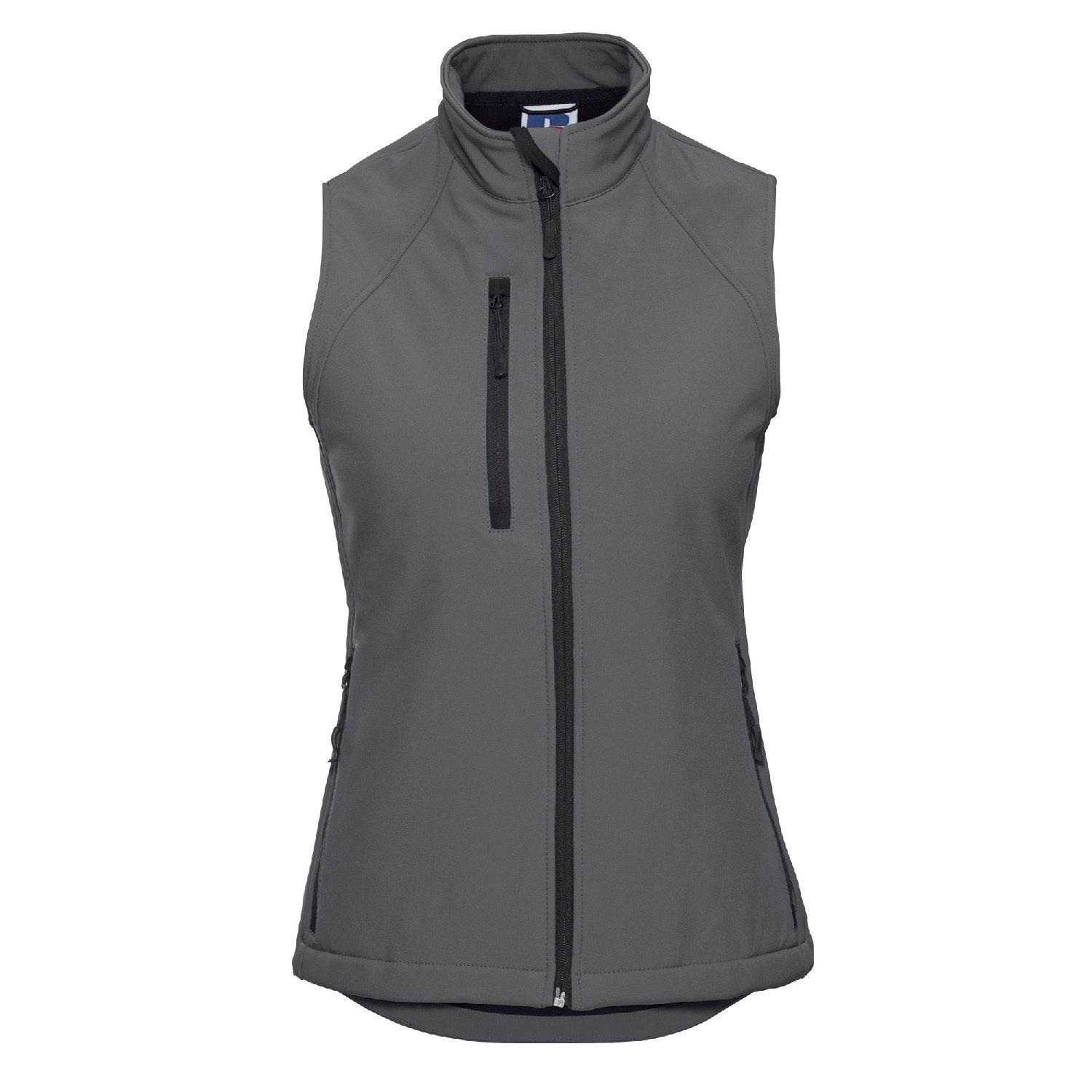 Image of Softshellweste Gilet, Atmungsaktiv Damen Titangrau M