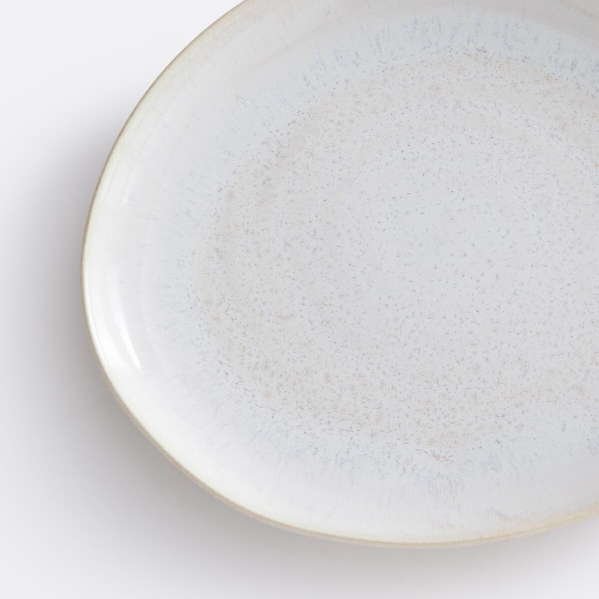 La Redoute Intérieurs Lot de 4 assiettes dessert en grès nacré  