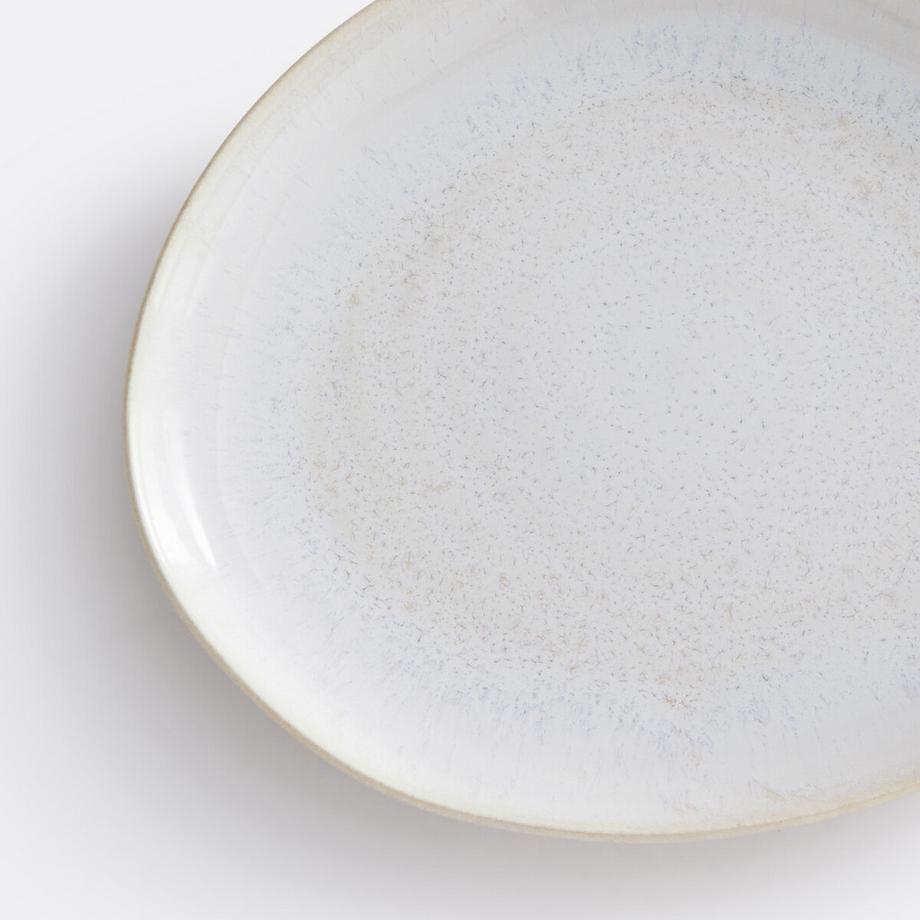 La Redoute Intérieurs 4er-Set Dessertteller aus perlmuttfarbenem Steingut  