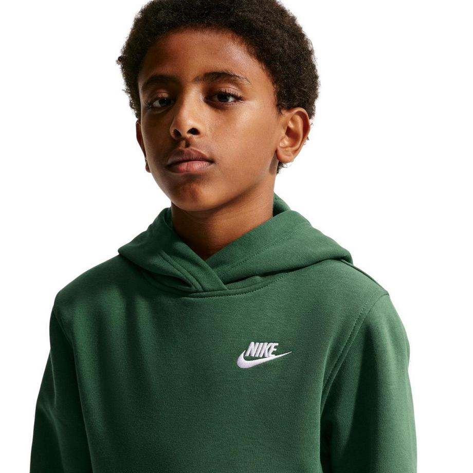 NIKE  Club Felpa Con Cappuccio Manica Lunga 