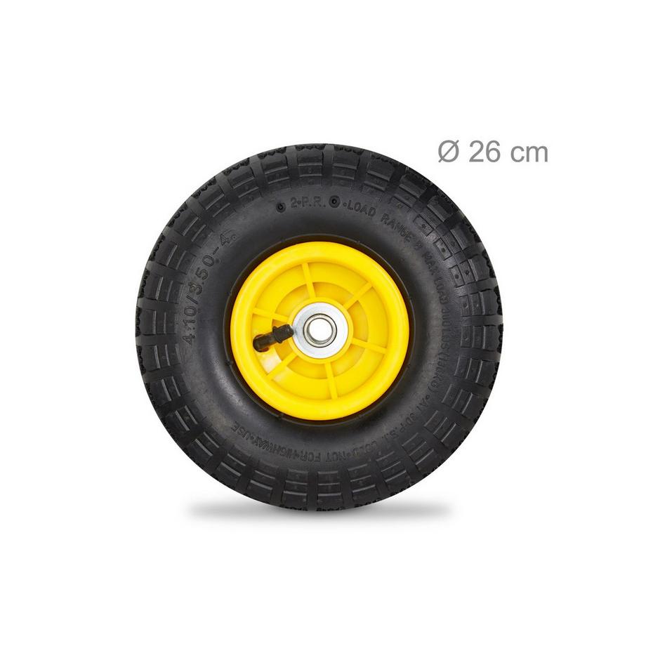 B2X  Jeu de roues pour diable 2 pièces 3,5-4 