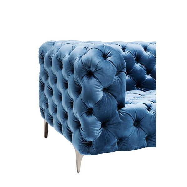 KARE Design Canapé Look 180cm bleu  