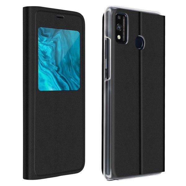 Avizar  Etui Honor 9X Lite Fenêtre Noir 