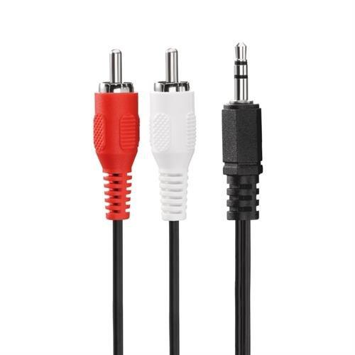 Image of LP-AC030-015 Audio-Kabel 1,5 m 2 x RCA 3.5mm Schwarz, Weiß, Rot