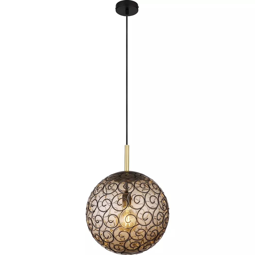 mutoni – Hängeleuchte Fitz Metall matt 1xE27, One Size, Multicolor