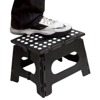 eStore Tabouret Pliable - Noir  