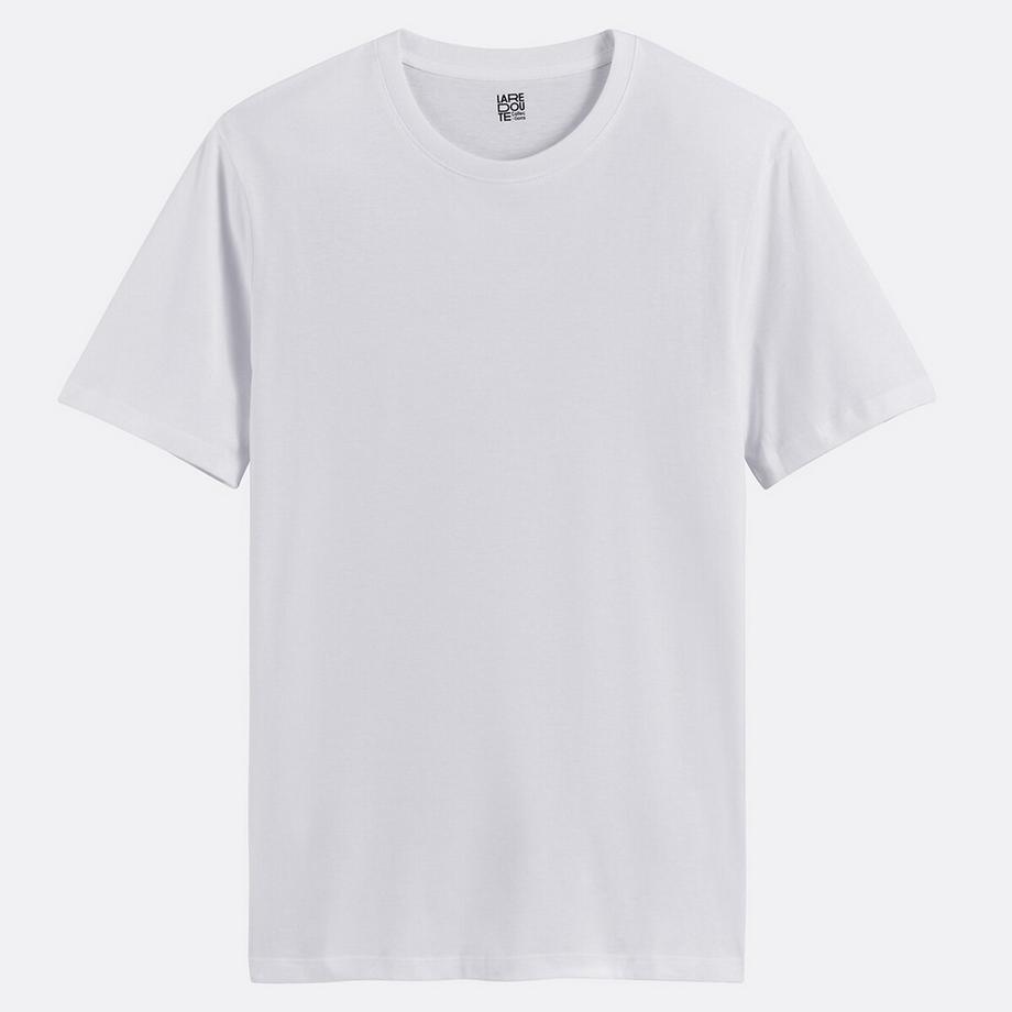 La Redoute Collections T-Shirt Col Rond Manches Courtes  