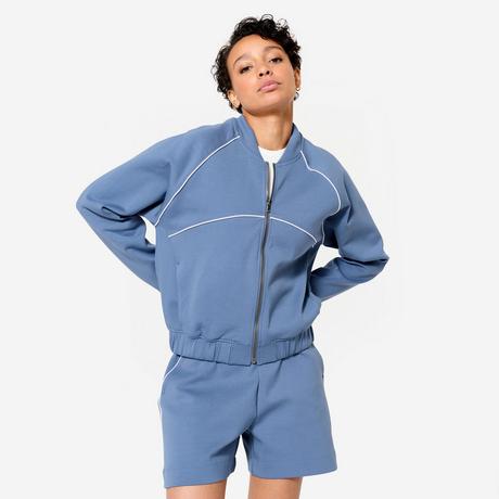 DOMYOS Bomber in Cotone con Cerniera Intera  