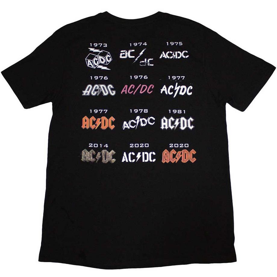 AC/DC ACDC Logo History T-Shirt  