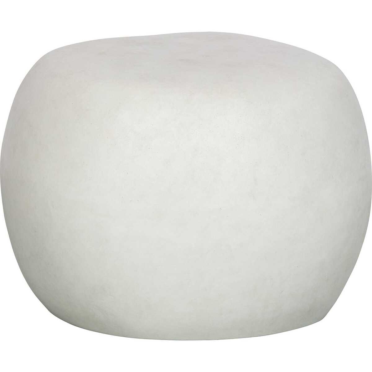 mutoni Couchtisch Pebble weiss 50x50  