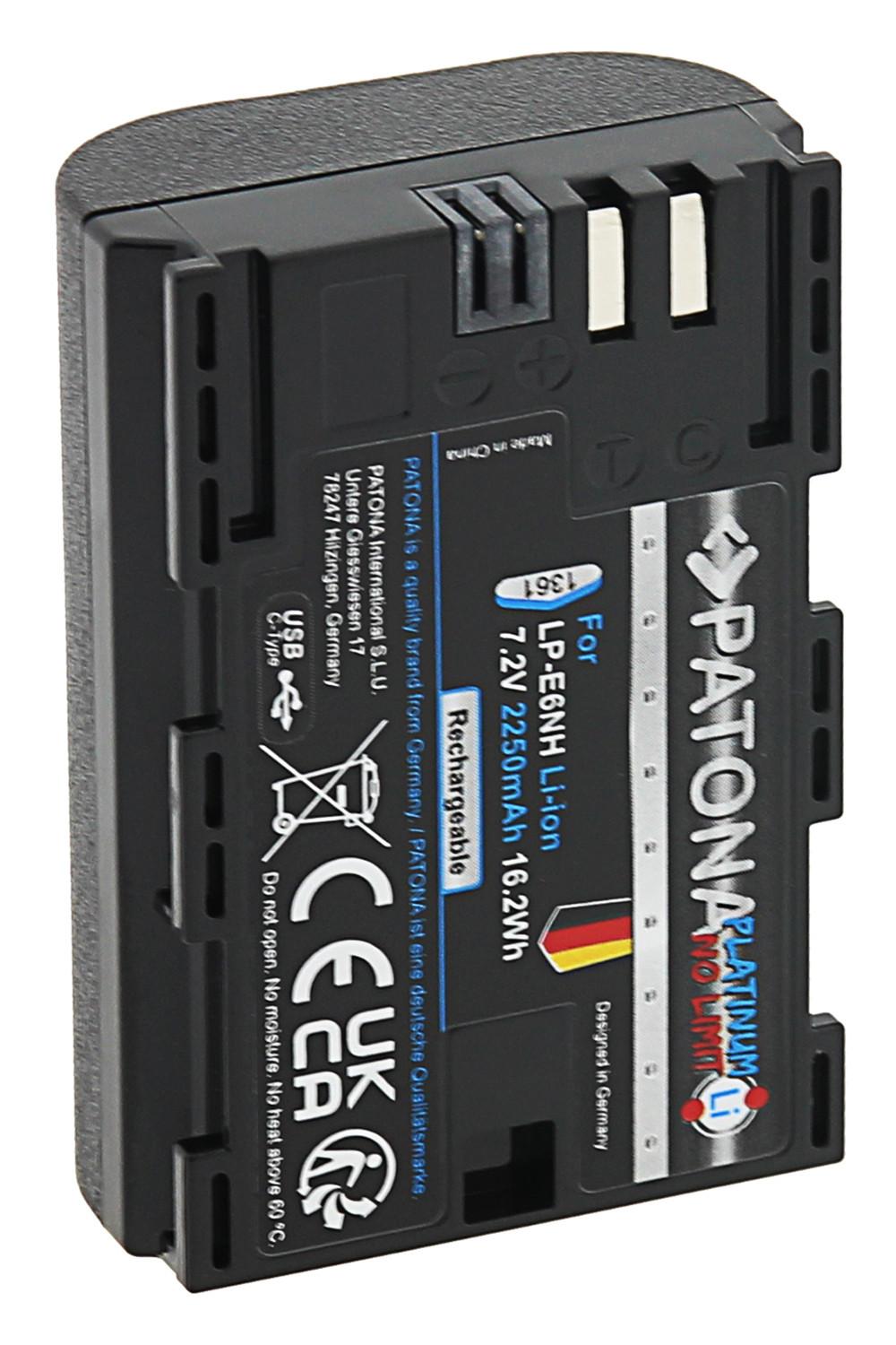 Patona  PATONA 1361 Batteria per fotocamera/videocamera Ioni di Litio 2250 mAh 