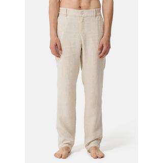 CASH-MERE.CH Pantalon Chino Long en Lin  