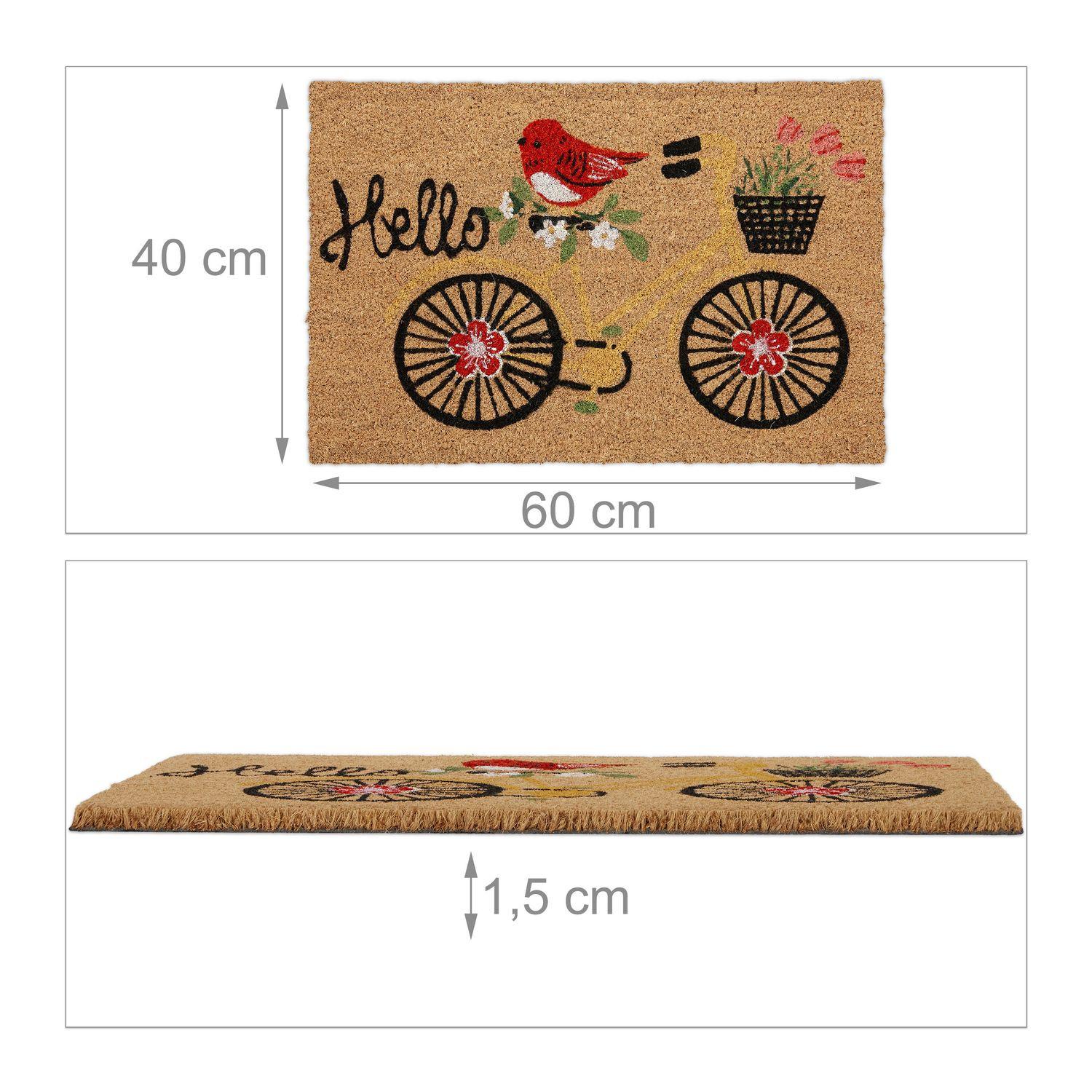 B2X Zerbino in cocco per bicicletta  