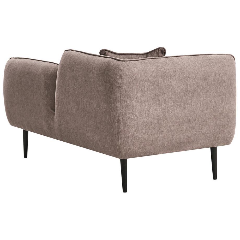 Beliani Linksseitige Chaiselongue aus Stoff Skandinavisch CHEVANNES  