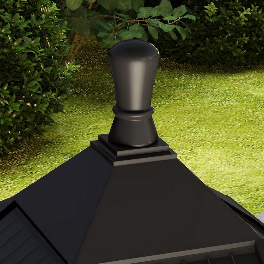 Outsunny lanterne solaire de jardin  