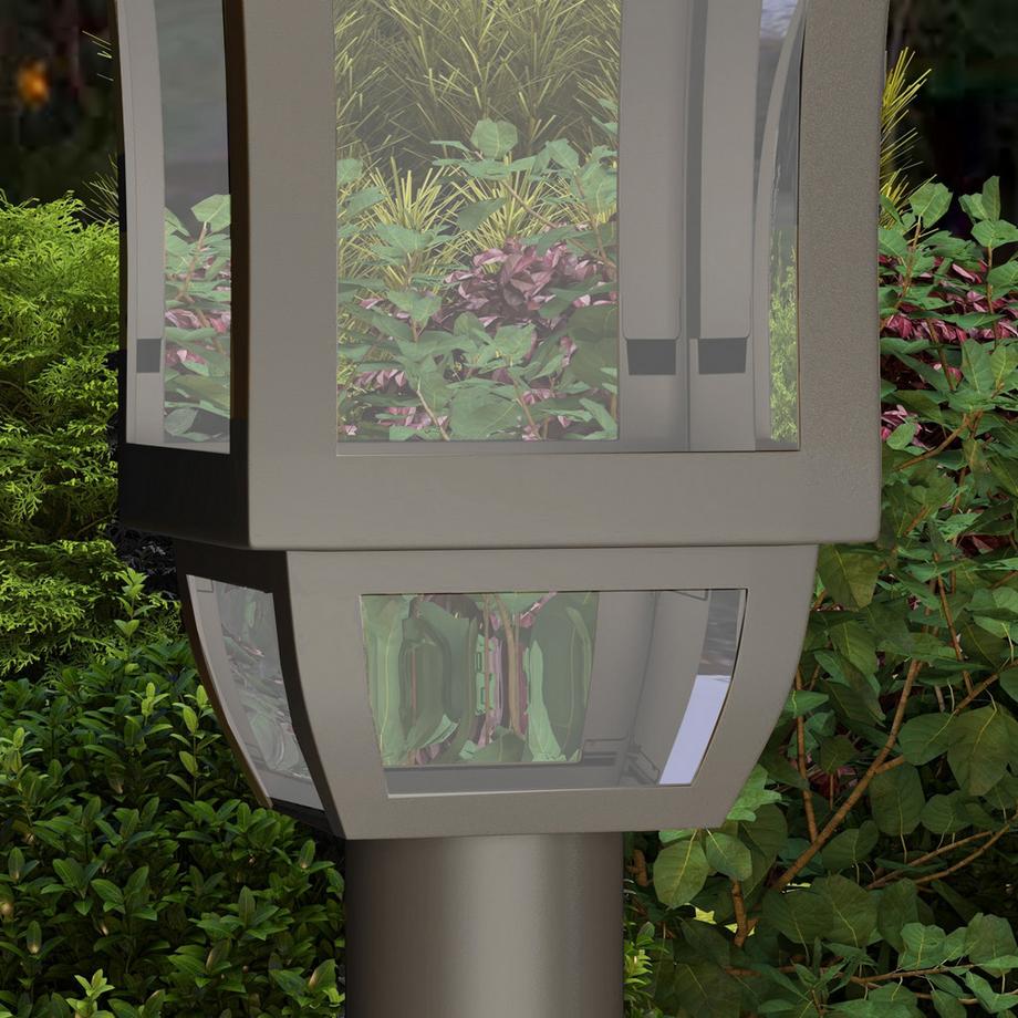 Outsunny lanterne solaire de jardin  