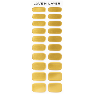 Lovenlayer  adesivi per unghie Autocollants pour ongles Metallic Shiny Gold 