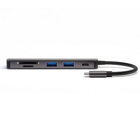 4smarts  4S468782 USB 3.2 Gen 1 (3.1 Gen 1) Type-C 5000 Mbit/s Gris 